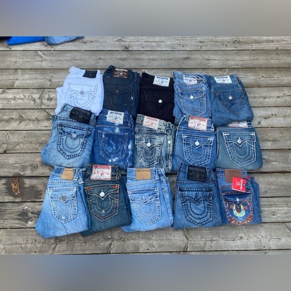 LOT OF 15 Vintage True Religion Jeans Size 30 - Picture 4 of 6